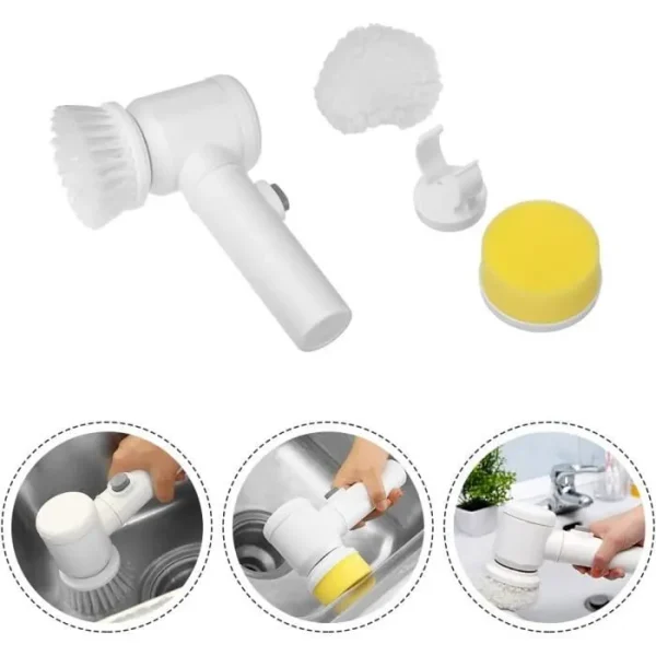 Brosse Nettoyage 5 en 1 Rechargeable – Image 4