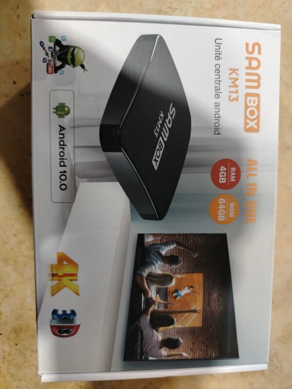 Box TV Android Sam Box KM13 4Go / 64Go+5 abonnement – Image 4