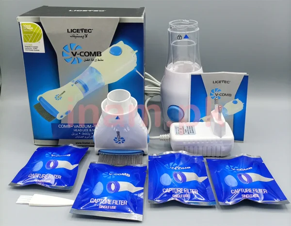 V-COMB LICETEC Vacuum pour l'Élimination des Poux et des Lentes – Image 3