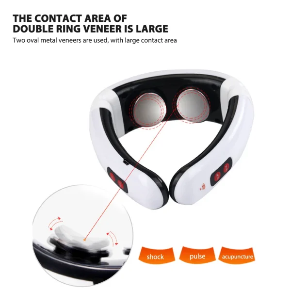 HX-5880 Electric Pulse Neck Massager Cervical Vertebra Impulse Massage – Image 8