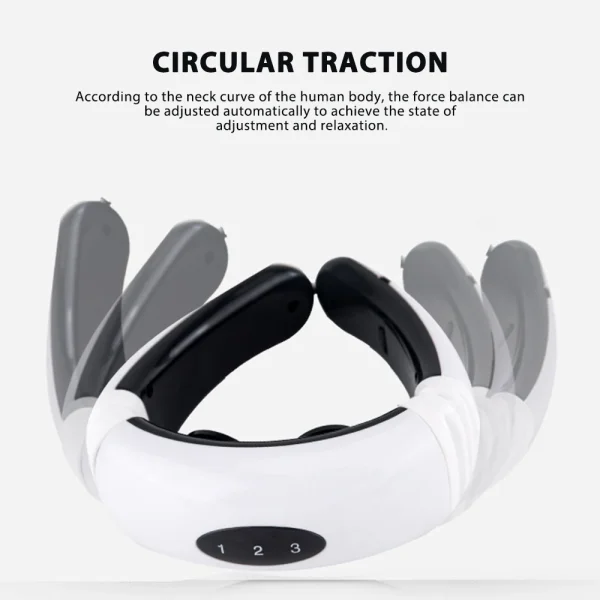HX-5880 Electric Pulse Neck Massager Cervical Vertebra Impulse Massage – Image 9