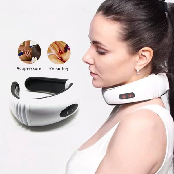 HX-5880 Electric Pulse Neck Massager Cervical Vertebra Impulse Massage – Image 16