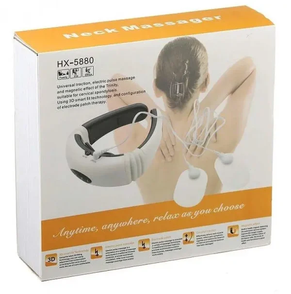 HX-5880 Electric Pulse Neck Massager Cervical Vertebra Impulse Massage – Image 19