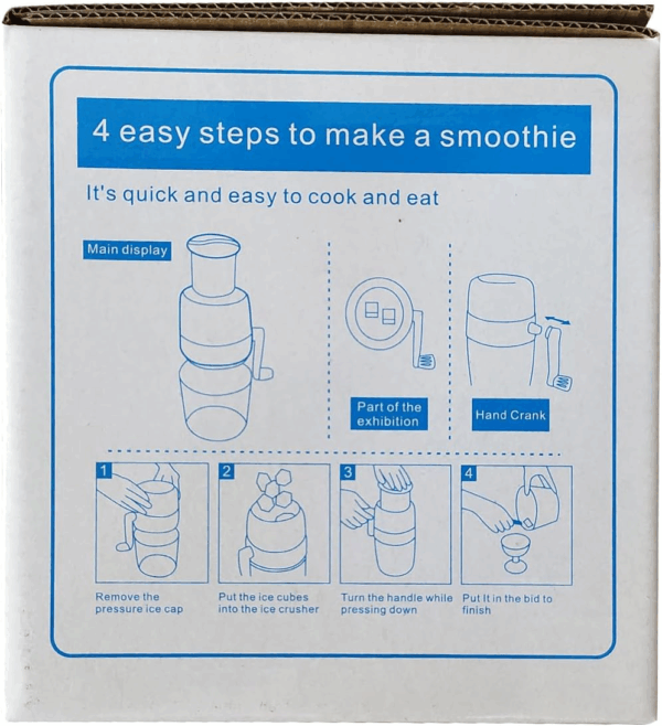 Ice Crusher with Ice Cube Tray 24 Cavities Slushy Maker – Image 8