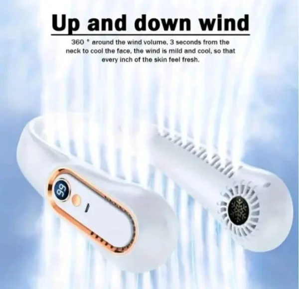Ventilateur de cou (المروحة المحمولة) - Color: أبيض – Image 2