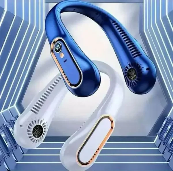 Ventilateur de cou (المروحة المحمولة) - Color: أزرق – Image 2